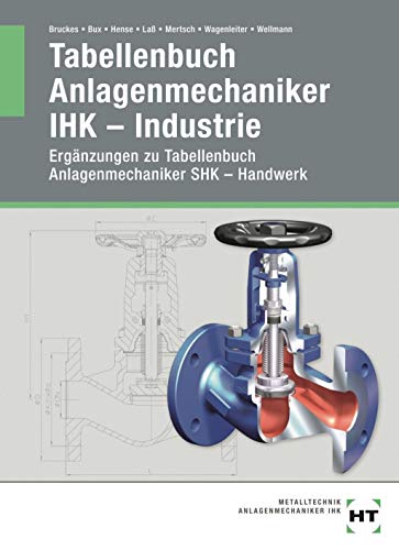 Tabellenbuch Anlagenmechaniker IHK - Industrie: Ergänzungen zu Tabellenbuch Anlagenmechaniker SHK - Handwerk